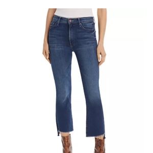 Mother Insider Crop Step Fray Jeans - Size 27